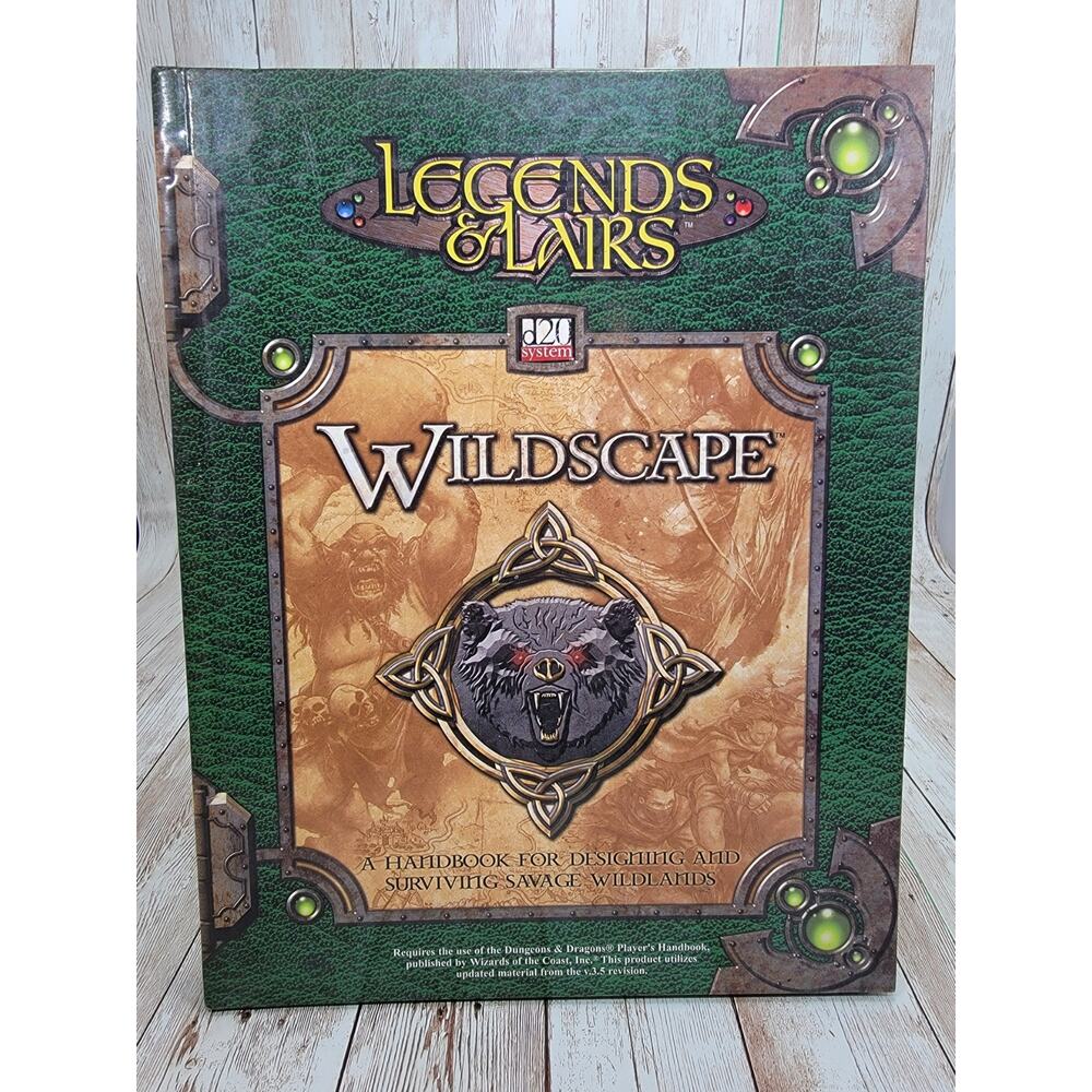 2003 Legends & Lairs Wildscape Hardcover Book by Fantasy Fliair